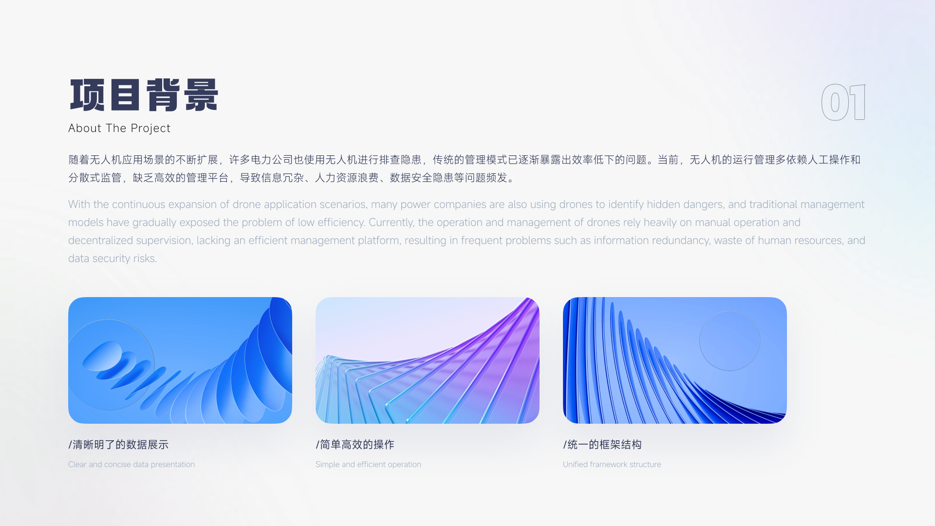 项目背景：无人机巡检应用与管理需求